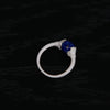 OLIO E ACETO Sterling Silver Lapis Lazuli/Red Snakeskin Jade Bud Ring OLIO-OA13F02-YL Blue (OA13F01)